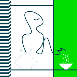 简约线条勾勒的静谧时刻