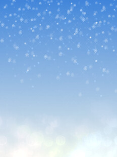 梦幻蓝色飘雪背景图