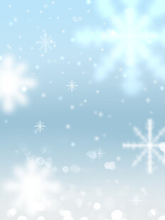 梦幻雪花背景图