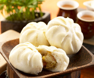 美味多汁的传统中式包子