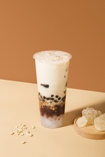 珍珠奶茶特写