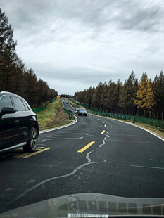公路行车风景
