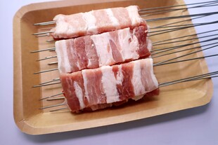 美味培根肉串