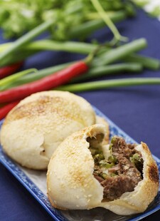 美味肉馅包子鲜香诱人