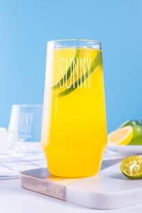 清新柠檬气泡饮