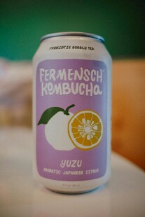 罐装菲米柠檬康普茶饮料