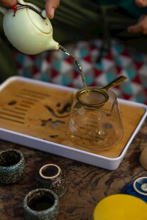茶艺 茶壶 注水 茶具 茶盘 