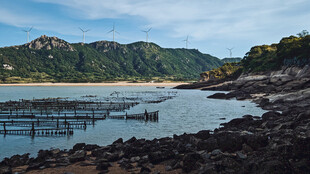 海边渔村风光