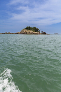 海上孤岛的美丽景致