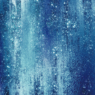 梦幻蓝色渐变雨滴背景
