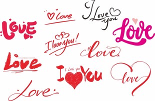 love艺术字体