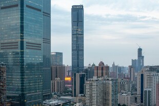 都市高楼林立景观