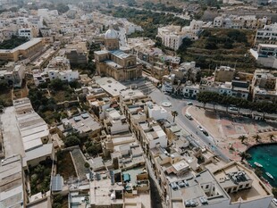 俯瞰城市建筑景观