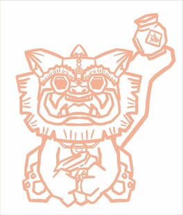 传统瑞兽貔貅图案设计