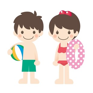 男孩女孩泳衣