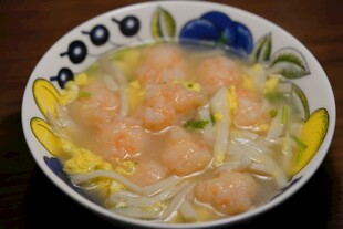 虾仁蔬菜汤