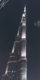 迪拜塔夜景
