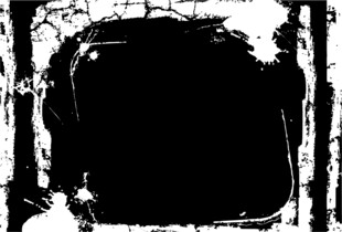 黑色水墨风格边框图案