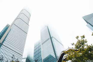 都市摩天大楼景观
