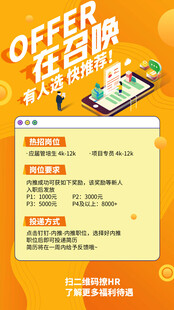 招聘海报