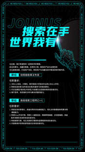 招聘海报 