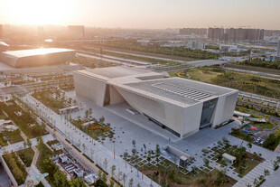 现代建筑的城市风光