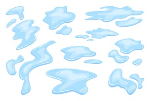 蓝色水纹素材