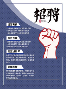 招聘海报