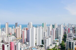 城市高楼景观俯瞰图