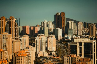 繁华都市高楼景观