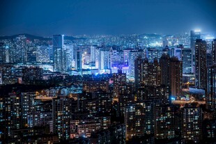 都市璀璨夜景
