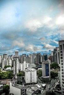 城市高楼天际线景观