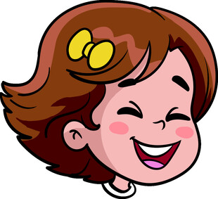 微笑女孩头像