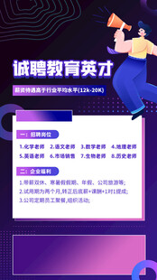 招聘海报 