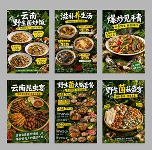 野生菌海报
