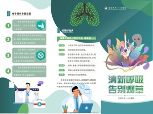 烟草宣教三折页