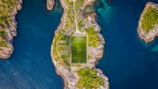海岛航拍美景