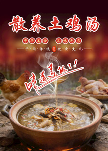 土鸡汤海报