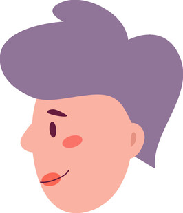 微笑男子头像