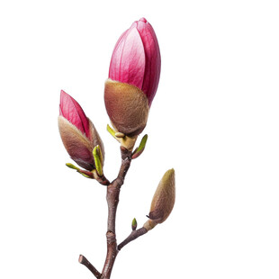 玉兰花苞特写
