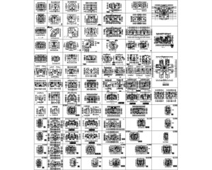 百余种住宅户型平面图