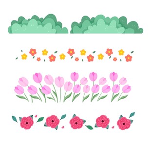 花卉装饰素材