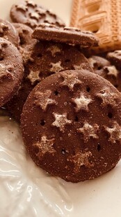 星星形状巧克力饼干