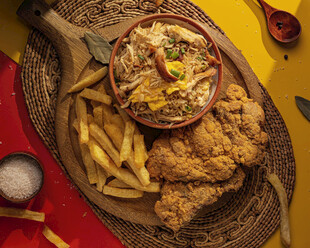 美味炸鸡薯条套餐