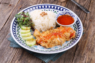日式炸猪排盖饭套餐