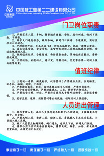 门卫岗位职责说明
