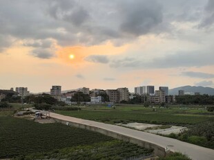 乡村夕阳黄昏