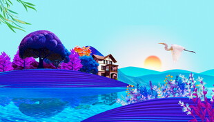 梦幻海岛度假风光