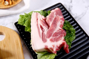 新鲜土猪肉美食图片