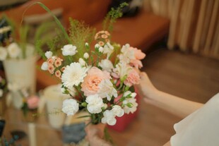 菊花花卉花束